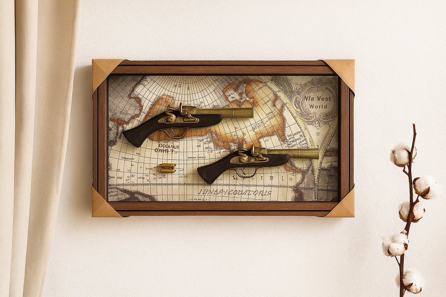 Vintage Gun Wall Hanging
